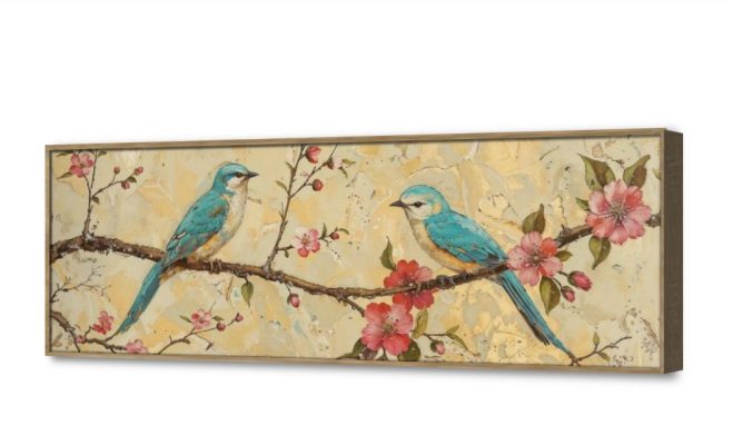 تابلوهات مودرن - لغرف النوم SA3750 كل التابلوهات المودرن, اوراق شجر - نباتات, طيور, حيوانات و طيور, رومانسى, ورود - زهور - نباتات ازرق - تركواز, بنى - بيج الوان زيتية - اكريليك, بسيط و هادئ, عتيق - فينتاج, كلاسيك – نيو كلاسيك, لوحات فنية, مودرن غرفة الاستقبال, غرفة المعيشة, غرفة النوم, مدخل المنزل, مكاتب – شركات - اعمال فصل الربيع بالعرض, ببرواز, برواز خشبى, مستطيل