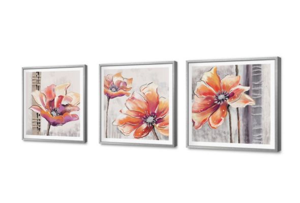 لوحات مودرن - ورود SA6788 كل التابلوهات المودرن, رومانسى, ورود - زهور - نباتات برتقالى, رمادى, قوى و زاهى الوان زيتية - اكريليك, كلاسيك – نيو كلاسيك, لوحات فنية, مظهر بارز, مودرن غرفة الاستقبال, غرفة المعيشة, غرفة النوم, مدخل المنزل, مكاتب – شركات - اعمال بالعرض, ببرواز, برواز SF9, مربع, مستطيل