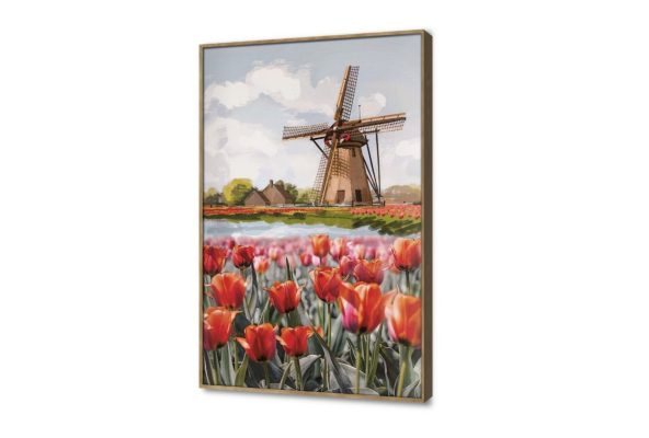 تابلوهات مودرن - حقل زهور حمراء SA13260 كل التابلوهات المودرن, مزارع - حقول, مناظر طبيعية, ورود - زهور - نباتات احمر - نبيتى, بنى - بيج, رمادى الوان مائية, كلاسيك – نيو كلاسيك, لوحات فنية غرفة الاستقبال, غرفة المعيشة فصل الربيع بالطول, ببرواز, برواز خشبى, مستطيل