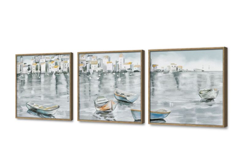 تابلوهات مودرن - قوارب صغيرة SA13252 كل التابلوهات المودرن, قوارب و مراكب, لوحات مدن على البحر, بحار و شواطئ و مراكب, اماكن و مدن و مباني اببيض - اوف وايت, ازرق - تركواز, رمادى الوان مائية, لوحات فنية, مودرن غرفة الاستقبال, غرفة المعيشة اجازة الصيف بالعرض, ببرواز, برواز خشبى, مستطيل