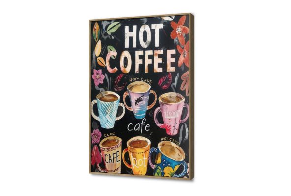 تابلوه مودرن للمطبخ SA16208 كل التابلوهات المودرن, قهوة, مشروبات – اطعمة - المطبخ اسود, الوان داكنة, متعدد الالوان الوان زيتية - اكريليك, لوحات فنية, مودرن غرفة الطعام - المطبخ بالطول, ببرواز, برواز خشبى, مستطيل