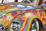 تابلوه سيارة ملونة SA16622 تابلوهات مودرن اصفر ديجيتال آرت غرفة اطفال