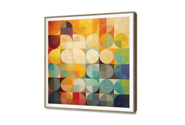 لوحات دوائر متناسقه ملونه SA19148 كل التابلوهات المودرن, اشكال هندسية و زخارف متعدد الالوان اشكال هندسية و زخارف, الوان زيتية - اكريليك, دوائر, لوحات فنية, مربعات غرفة الاستقبال, غرفة المعيشة, مدخل المنزل, مكاتب – شركات - اعمال ببرواز, برواز SF9, برواز خشبى, مربع