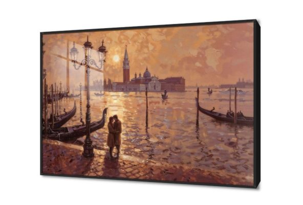 لوحة مودرن رومانسية SA19701 كل التابلوهات المودرن, رومانسى - ثنائى, شاطئ البحر, بحار و شواطئ و مراكب, رومانسى, شخصيات و وجوه اصفر, بنى - بيج الوان زيتية - اكريليك, كلاسيك – نيو كلاسيك, لوحات فنية غرفة المعيشة, غرفة النوم شروق - غروب اكريليك, بالعرض, ببرواز, برواز اسود, مستطيل