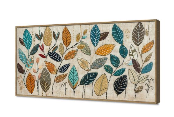 تابلوه - اوراق اشجار SA20038 كل التابلوهات المودرن, اعمال و شركات, اعمال يدوية و اخرى, اوراق شجر - نباتات, ورود - زهور - نباتات ازرق - تركواز, برتقالى, بنى - بيج لوحات فنية غرفة الاستقبال, غرفة المعيشة, مدخل المنزل, مكاتب – شركات - اعمال بالعرض, ببرواز, برواز خشبى, مستطيل