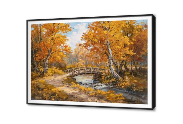 تابلوهات مودرن - أشجار SA20760 كل التابلوهات المودرن, غابات, مناظر طبيعية اببيض - اوف وايت, اصفر, برتقالى, بنى - بيج الوان زيتية - اكريليك, كلاسيك – نيو كلاسيك, لوحات فنية غرفة الاستقبال, غرفة المعيشة, مدخل المنزل فصل الخريف بالعرض, ببرواز, برواز SF9, برواز اسود, مستطيل