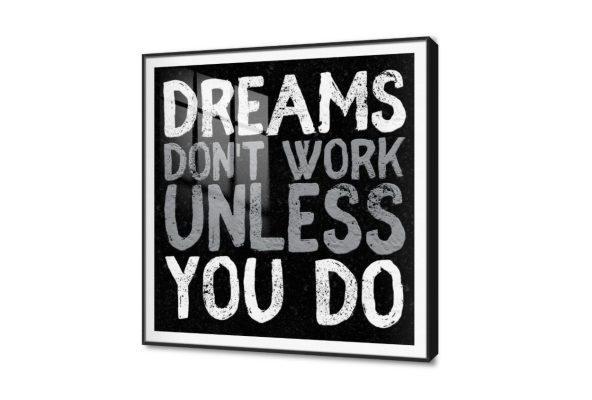 تابلوه كلمات تشجيعيه SA20700 كل التابلوهات المودرن, مميزة و مختارة, English Text & Quotes ابيض و اسود, اسود, اللون الواحد, الوان داكنة, رمادى ديجيتال آرت, قابل للتعديل, كتابات و حروف, لوحات فنية غرفة المعيشة, غرفة شباب اكريليك, ببرواز, برواز SF9, برواز اسود, مربع