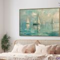 تابلوه - قوارب نيلية SA20956 كل التابلوهات المودرن, قوارب و مراكب, بحار و شواطئ و مراكب اببيض - اوف وايت, ازرق - تركواز الوان زيتية - اكريليك, عتيق - فينتاج, كلاسيك – نيو كلاسيك, لوحات فنية غرفة الاستقبال, غرفة المعيشة, مكاتب – شركات - اعمال اجازة الصيف بالعرض, ببرواز, برواز خشبى, مستطيل