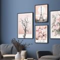 تابلوه مودرن - تصميم رقيق SA22094 كل التابلوهات المودرن, دول و مدن مشهورة, اماكن و مدن و مباني ابيض - اوف وايت, بينك – فوشيا, درجات الباستيل ديجيتال آرت, مودرن غرفة المعيشة, غرفة النوم, غرفة بنات اكريليك, بالعرض, ببرواز, برواز اسود, مستطيل
