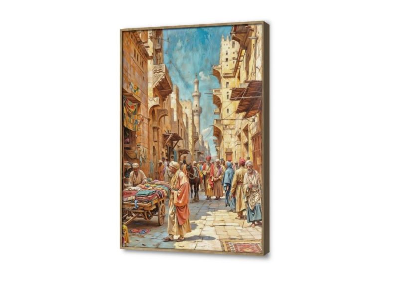 لوحة ديكور - معالم مصرية SA21558 كل التابلوهات المودرن, مبانى و هندسة معمارية, مصر القديمة, مناظر مصرية, اماكن و مدن و مباني, مصر ازرق - تركواز, برتقالى, بنى - بيج الوان زيتية - اكريليك, كلاسيك – نيو كلاسيك, لوحات فنية غرفة المعيشة, مدخل المنزل, مكاتب – شركات - اعمال بالطول, ببرواز, برواز خشبى, مستطيل