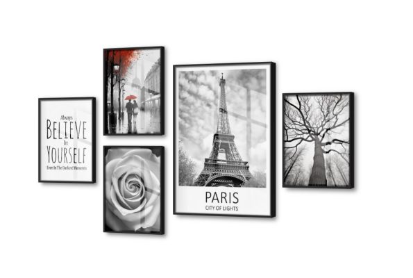 تابلوه مودرن جاليري ديكور حائط - أبيض و أسود SA22074 كل التابلوهات المودرن, اعمال و شركات, رومانسى - ثنائى, سياحة و سفر, English Text & Quotes, رومانسى, شخصيات و وجوه ابيض و اسود, احمر - نبيتى, اسود, اللون الواحد, رمادى صور فوتوغرافية, كتابات و حروف, لوحات فنية, مودرن غرفة المعيشة, غرفة النوم, مدخل المنزل, مكاتب – شركات - اعمال شتاء و ثلوج اكريليك, بالعرض, ببرواز, برواز اسود, مستطيل