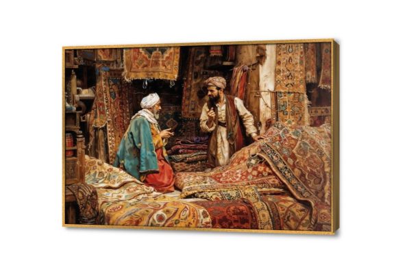 تابلوه مودرن تاجر السجاد - القاهرة القديمة SA21740 كل التابلوهات المودرن, دول و مدن مشهورة, اماكن و مدن و مباني اصفر, بنى - بيج الوان زيتية - اكريليك, كلاسيك – نيو كلاسيك, لوحات فنية غرفة المعيشة, مدخل المنزل, مكاتب – شركات - اعمال بالعرض, ببرواز, برواز ذهبى, مستطيل