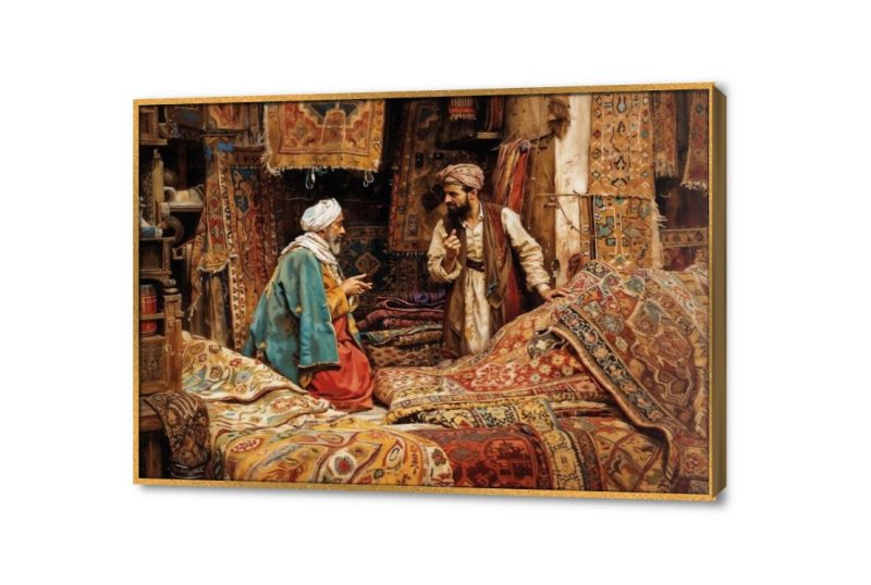 تابلوه مودرن تاجر السجاد - القاهرة القديمة SA21740 كل التابلوهات المودرن, دول و مدن مشهورة, اماكن و مدن و مباني اصفر, بنى - بيج الوان زيتية - اكريليك, كلاسيك – نيو كلاسيك, لوحات فنية غرفة المعيشة, مدخل المنزل, مكاتب – شركات - اعمال بالعرض, ببرواز, برواز ذهبى, مستطيل