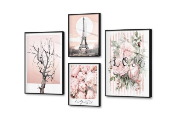 تابلوه مودرن - تصميم رقيق SA22094 كل التابلوهات المودرن, دول و مدن مشهورة, اماكن و مدن و مباني ابيض - اوف وايت, بينك – فوشيا, درجات الباستيل ديجيتال آرت, مودرن غرفة المعيشة, غرفة النوم, غرفة بنات اكريليك, بالعرض, ببرواز, برواز اسود, مستطيل