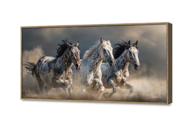 لوحه فنيه احصنه SA22653 كل التابلوهات المودرن, احصنه, حيوانات و طيور بنى - بيج, رمادى الوان زيتية - اكريليك, لوحات فنية, مودرن غرفة المعيشة, غرفة شباب, مدخل المنزل وقت الضباب بالعرض, ببرواز, برواز خشبى, مستطيل