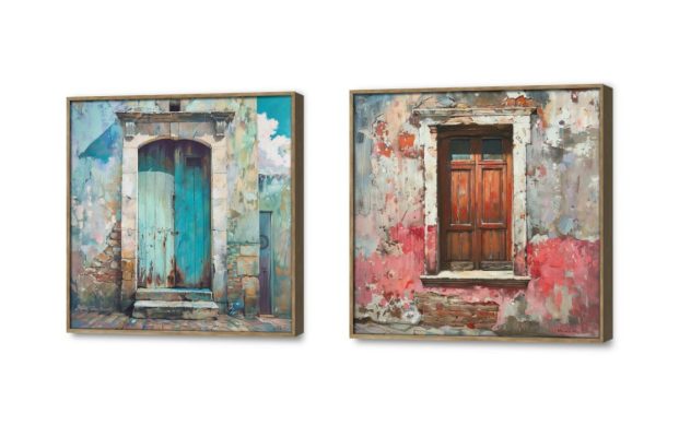 لوحات - أبواب مباني SA22781 كل التابلوهات المودرن, ابواب, اماكن و مدن و مباني ازرق - تركواز, بنى - بيج, بينك – فوشيا الوان زيتية - اكريليك, تماثل - سيميترى, دول البحر المتوسط, عتيق - فينتاج, لوحات فنية, مودرن غرفة المعيشة, مدخل المنزل, مكاتب – شركات - اعمال بالعرض, ببرواز, برواز خشبى, مستطيل