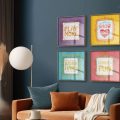 تابلوه - نصوص تحفيزيه SA23764 كل التابلوهات المودرن, English Text & Quotes ازرق - تركواز, اصفر, برتقالى, بينك – فوشيا, موف – ارجوانى اشكال هندسية و زخارف, قابل للتعديل, كتابات و حروف, لوحات فنية غرفة الاستقبال, غرفة المعيشة, غرفة بنات, غرفة شباب اكريليك, ببرواز, برواز خشبى, مربع
