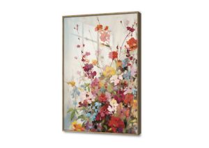 لوحات ديكور زهورو وورود ملونة SA24378 كل التابلوهات المودرن, ورود - زهور - نباتات متعدد الالوان الوان زيتية - اكريليك, لوحات فنية, مودرن غرفة الاستقبال, غرفة المعيشة, غرفة النوم, مدخل المنزل, مكاتب – شركات - اعمال فصل الربيع اكريليك, بالطول, ببرواز, برواز خشبى, مستطيل