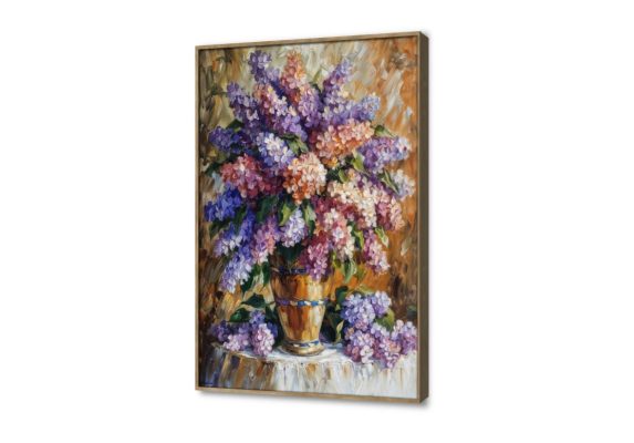 لوحات ديكور فازة زهور ملونة SA24986 كل التابلوهات المودرن, ورود - زهور - نباتات ابيض - اوف وايت, برتقالى, موف – ارجوانى الوان زيتية - اكريليك, لوحات فنية, مودرن غرفة الاستقبال, غرفة المعيشة, غرفة النوم, مدخل المنزل فصل الربيع بالطول, ببرواز, برواز خشبى, مستطيل