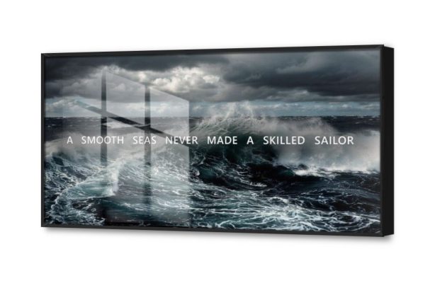 تابلوه مودرن - لأمواج البحر SA26074 كل التابلوهات المودرن, امواج, English Text & Quotes, بحار و شواطئ و مراكب اسود, الوان داكنة, رمادى صور فوتوغرافية, كتابات و حروف, مودرن غرفة الاستقبال, غرفة المعيشة, مدخل المنزل, مكاتب – شركات - اعمال اكريليك, بالعرض, ببرواز, برواز اسود, مستطيل