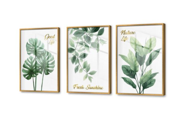 تابلوهات مودرن نباتات SA26625 كل التابلوهات المودرن, اوراق شجر - نباتات, ورود - زهور - نباتات ابيض - اوف وايت, اخضر - زيتى الوان مائية, ديجيتال آرت, كتابات و حروف, مودرن غرفة الاستقبال, غرفة المعيشة, مدخل المنزل, مكاتب – شركات - اعمال فصل الربيع اكريليك, بالعرض, ببرواز, برواز ذهبى, مستطيل