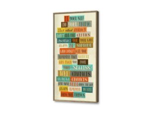 تابلوه - جمل تحفيزية SA26166 كل التابلوهات المودرن, English Text & Quotes متعدد الالوان ديجيتال آرت, عتيق - فينتاج, كتابات و حروف, لوحات فنية غرفة الاستقبال, غرفة المعيشة, غرفة شباب, مدخل المنزل, مكاتب – شركات - اعمال بالطول, ببرواز, برواز خشبى, مستطيل