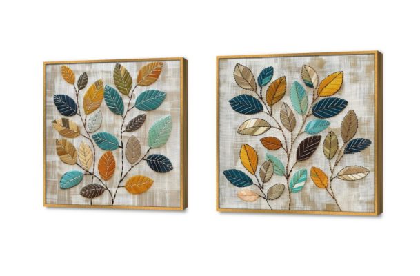 تابلوه مودرن- أوراق شجر SA27583 كل التابلوهات المودرن, اوراق شجر - نباتات, ورود - زهور - نباتات اخضر - زيتى, برتقالى, بنى - بيج الوان زيتية - اكريليك, لوحات فنية غرفة الاستقبال, غرفة المعيشة, مدخل المنزل, مكاتب – شركات - اعمال فصل الخريف بالعرض, ببرواز, برواز ذهبى, مستطيل