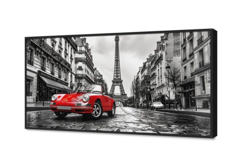 لوحة فنية - باريس SA27287 كل التابلوهات المودرن, دول و مدن مشهورة, سيارات, سيارات – دراجات - مواصلات, اماكن و مدن و مباني ابيض و اسود, اللون الواحد, رمادى صور فوتوغرافية, مودرن غرفة المعيشة, مدخل المنزل, مكاتب – شركات - اعمال بالعرض, ببرواز, برواز اسود, مستطيل