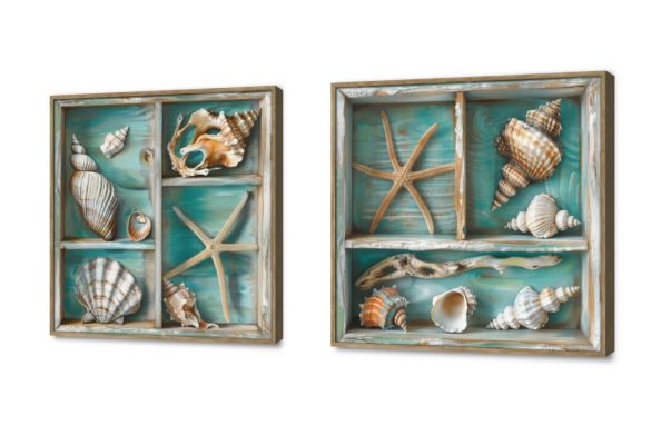 تابلوهات - كائنات بحرية SA27884 كل التابلوهات المودرن, كائنات بحرية - اسماك, بحار و شواطئ و مراكب, حيوانات و طيور ابيض - اوف وايت, ازرق - تركواز الوان زيتية - اكريليك, لوحات فنية, مودرن غرفه الغسيل - التويليت, مكاتب – شركات - اعمال بالعرض, مربع, مستطيل