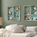 تابلوهات - كائنات بحرية SA27884 كل التابلوهات المودرن, كائنات بحرية - اسماك, بحار و شواطئ و مراكب, حيوانات و طيور ابيض - اوف وايت, ازرق - تركواز الوان زيتية - اكريليك, لوحات فنية, مودرن غرفه الغسيل - التويليت, مكاتب – شركات - اعمال بالعرض, مربع, مستطيل