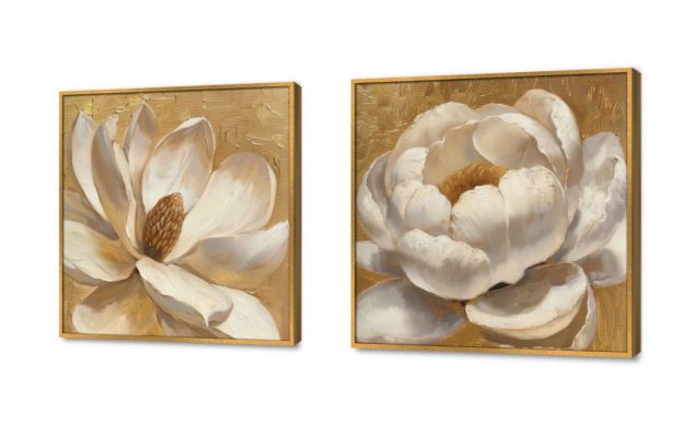 تابلوهات - الوردة البيضاء SA28771 كل التابلوهات المودرن, ورود - زهور - نباتات ابيض - اوف وايت, فضى – ذهبى الوان زيتية - اكريليك, بسيط و هادئ, لوحات فنية, مودرن غرفة الاستقبال, غرفة المعيشة, غرفة نوم, مدخل المنزل, مكاتب – شركات - اعمال فصل الربيع بالعرض, ببرواز, برواز ذهبى, مستطيل