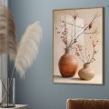 تابلوهات - فازات SA29362 كل التابلوهات المودرن, فازات و اوانى, طبيعه صامتة احمر - نبيتى, بنى - بيج الوان زيتية - اكريليك, لوحات فنية, مودرن غرفة الاستقبال, غرفة المعيشة, مدخل المنزل, مكاتب – شركات - اعمال اكريليك, بالطول, ببرواز, برواز خشبى, مستطيل