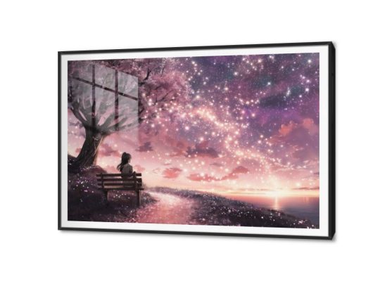 تابلوه مودرن رومانسي SA30492 كل التابلوهات المودرن, رومانسى بينك – فوشيا, موف – ارجوانى الوان زيتية - اكريليك, لوحات فنية, مودرن غرفة الاستقبال, غرفة المعيشة, غرفة النوم فى الليل اكريليك, بالعرض, ببرواز, برواز SF9, برواز اسود, مستطيل