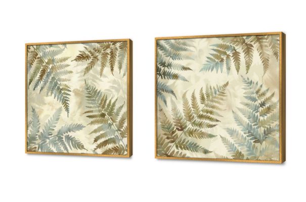 لوحات ذهبي وفضي SA30404 كل التابلوهات المودرن, اوراق شجر - نباتات, ورود - زهور - نباتات بنى - بيج الوان مائية, بسيط و هادئ, لوحات فنية غرفة الاستقبال, غرفة المعيشة, مدخل المنزل, مكاتب – شركات - اعمال ببرواز, برواز ذهبى, مربع