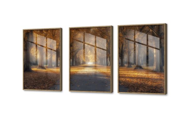 لوحات منظر طبيعي SA29944 كل التابلوهات المودرن, غابات, مناظر طبيعية اصفر, الوان داكنة, برتقالى, بنى - بيج الوان زيتية - اكريليك, تماثل - سيميترى, كلاسيك – نيو كلاسيك, مودرن غرفة الاستقبال, غرفة المعيشة, مدخل المنزل, مكاتب – شركات - اعمال فى الليل اكريليك, بالعرض, ببرواز, برواز خشبى, مستطيل