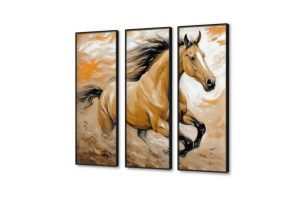 تابلوهات مودرن - حصان SA31315 كل التابلوهات المودرن, احصنه, حيوانات و طيور ابيض - اوف وايت, اسود, بنى - بيج الوان زيتية - اكريليك, لوحات فنية, مودرن غرفة الاستقبال, غرفة المعيشة, مدخل المنزل بالعرض, ببرواز, برواز اسود, مستطيل