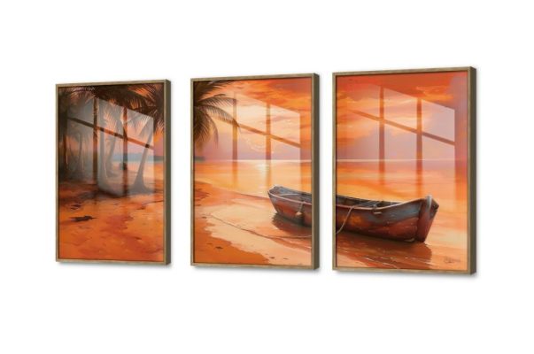 لوحات مودرن - غروب الشمس SA31527 كل التابلوهات المودرن, شاطئ البحر, قوارب و مراكب, بحار و شواطئ و مراكب اللون الواحد, برتقالى الوان زيتية - اكريليك, لوحات فنية, مودرن غرفة الاستقبال, غرفة المعيشة, مدخل المنزل, مكاتب – شركات - اعمال شروق - غروب اكريليك, بالعرض, ببرواز, برواز خشبى, مستطيل