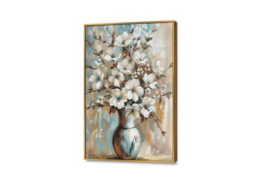 لوحات مودرن - ورود رقيقة SA33767 كل التابلوهات المودرن, فازات و اوانى, طبيعه صامتة, ورود - زهور - نباتات ابيض - اوف وايت, ازرق - تركواز, بنى - بيج الوان زيتية - اكريليك, عتيق - فينتاج, كلاسيك – نيو كلاسيك, لوحات فنية غرفة الاستقبال, غرفة المعيشة, غرفة النوم, مدخل المنزل, مكاتب – شركات - اعمال فصل الربيع بالطول, ببرواز, برواز ذهبى, مستطيل