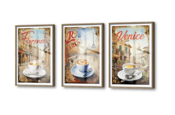 لوحات مودرن كافيهات SA34804 كل التابلوهات المودرن, قهوة, مشروبات – اطعمة - المطبخ ابيض - اوف وايت, احمر - نبيتى, بنى - بيج الوان زيتية - اكريليك, عتيق - فينتاج, لوحات فنية, مودرن غرفة الطعام - المطبخ اكريليك, بالطول, ببرواز, برواز SF9, برواز خشبى, مستطيل