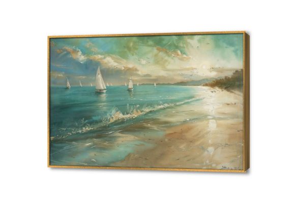 تابلوهات مودرن - منظر طبيعي SA34713 كل التابلوهات المودرن, امواج, شاطئ البحر, بحار و شواطئ و مراكب اخضر - زيتى, بنى - بيج الوان زيتية - اكريليك, لوحات فنية, مودرن غرفة الاستقبال, غرفة المعيشة, مدخل المنزل, مكاتب – شركات - اعمال شروق - غروب بالعرض, ببرواز, برواز ذهبى, مستطيل