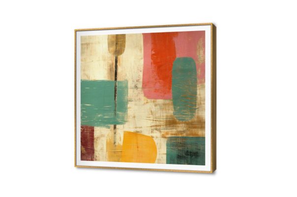 تابلوه مودرن - رسم تجريدي SA34694 كل التابلوهات المودرن, تجريدي اخضر - زيتى, اصفر, برتقالى, بنى - بيج الوان زيتية - اكريليك, لوحات فنية, مودرن غرفة الاستقبال, غرفة المعيشة, مكاتب – شركات - اعمال ببرواز, برواز SF9, برواز ذهبى, مربع