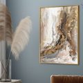 تابلوه مودرن - رسم رخامي SA34434 كل التابلوهات المودرن, تجريدي ابيض - اوف وايت, بنى - بيج, رمادى, فضى – ذهبى الوان زيتية - اكريليك, بوهو ستايل, لوحات فنية, مودرن غرفة الاستقبال, غرفة المعيشة, مدخل المنزل, مكاتب – شركات - اعمال بالطول, ببرواز, برواز ذهبى, مستطيل