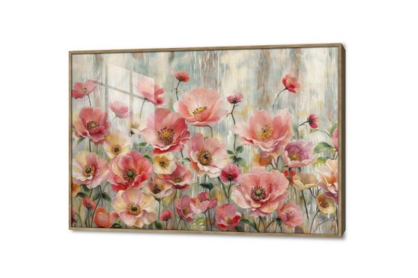 براويز مودرن - ورود SA35070 كل التابلوهات المودرن, ورود - زهور - نباتات احمر - نبيتى, بينك – فوشيا, رمادى الوان زيتية - اكريليك, لوحات فنية, مودرن غرفة الاستقبال, غرفة المعيشة, غرفة النوم, مدخل المنزل فصل الربيع اكريليك, بالعرض, ببرواز, برواز خشبى, مستطيل