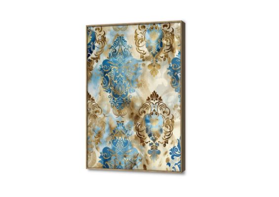 لوحات مودرن - زخارف هندسية SA36149 كل التابلوهات المودرن, زخارف اسلامية, اسلامى - ايات قرآنية و خط عربى ازرق - تركواز, بنى - بيج, فضى – ذهبى ديجيتال آرت, مودرن غرفة الاستقبال, غرفة المعيشة, مدخل المنزل, مكاتب – شركات - اعمال بالطول, ببرواز, برواز خشبى, مستطيل