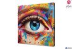 لوحة فنية - عين ملونة SA35989 بنات ازرق - تركواز لوحات فنية غرفة المعيشة