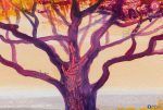 لوحة مودرن - منظر طبيعي SA35806 اشجار - نخيل - غابات ازرق - تركواز لوحات فنية غرفة الاستقبال
