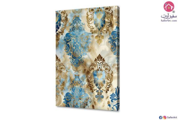 لوحات مودرن - زخارف هندسية SA36149 تابلوهات مودرن ازرق - تركواز ديجيتال آرت غرفة الاستقبال
