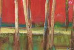 لوحات مناظر طبيعية SA37021 اشجار - نخيل - غابات احمر - نبيتى لوحات فنية غرفة الاستقبال