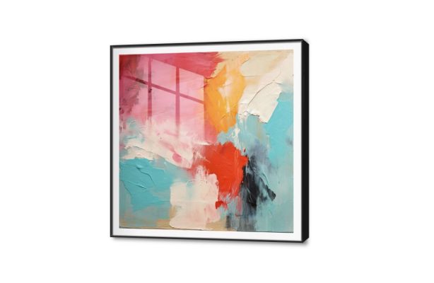 تابلوه مودرن تجريدي SA38288 كل التابلوهات المودرن, تجريدي متعدد الالوان الوان زيتية - اكريليك, لوحات فنية, مودرن غرفة الاستقبال, غرفة المعيشة, مكاتب – شركات - اعمال اكريليك, ببرواز, برواز SF9, برواز اسود, مربع