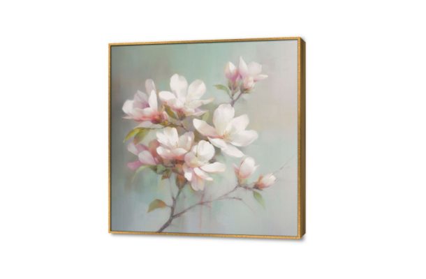 لوحات فنية - ورود رقيقة SA38520 كل التابلوهات المودرن, ورود - زهور - نباتات بينك – فوشيا, درجات الباستيل, رمادى الوان مائية, لوحات فنية, مودرن غرفة الاستقبال, غرفة المعيشة, غرفة النوم, مدخل المنزل, مكاتب – شركات - اعمال فصل الربيع ببرواز, برواز ذهبى, مربع